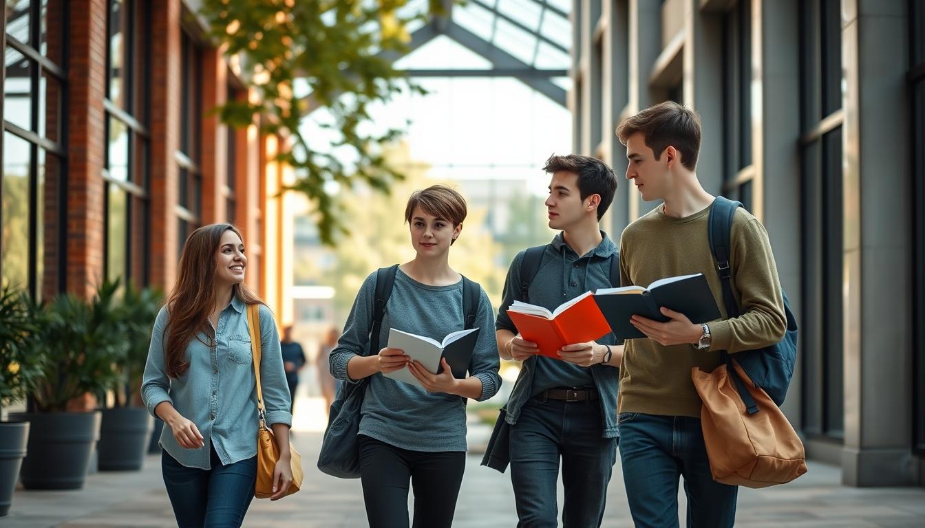 Structured study materials and learning resources on a desk